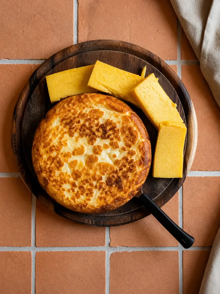 Frico di patate con polenta, piatto tipico friulano di Agri-K